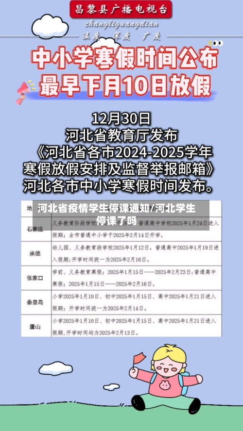 河北省疫情学生停课通知/河北学生停课了吗-第2张图片