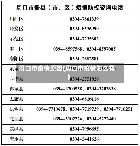 周口市疫情原因(周口市疫情怎么样)-第2张图片