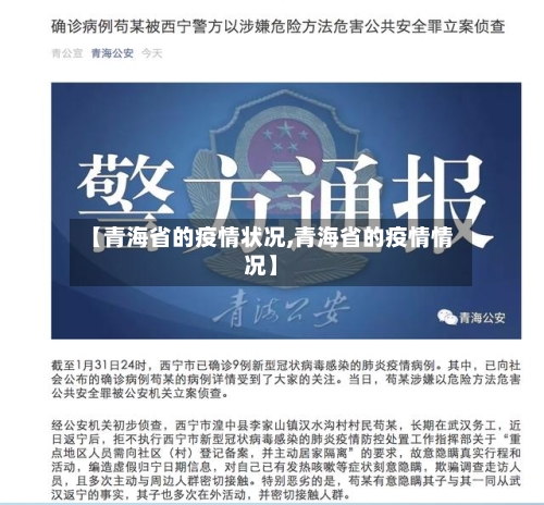 【青海省的疫情状况,青海省的疫情情况】-第1张图片